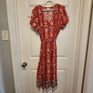 LOFT Floral DRESS Size 18